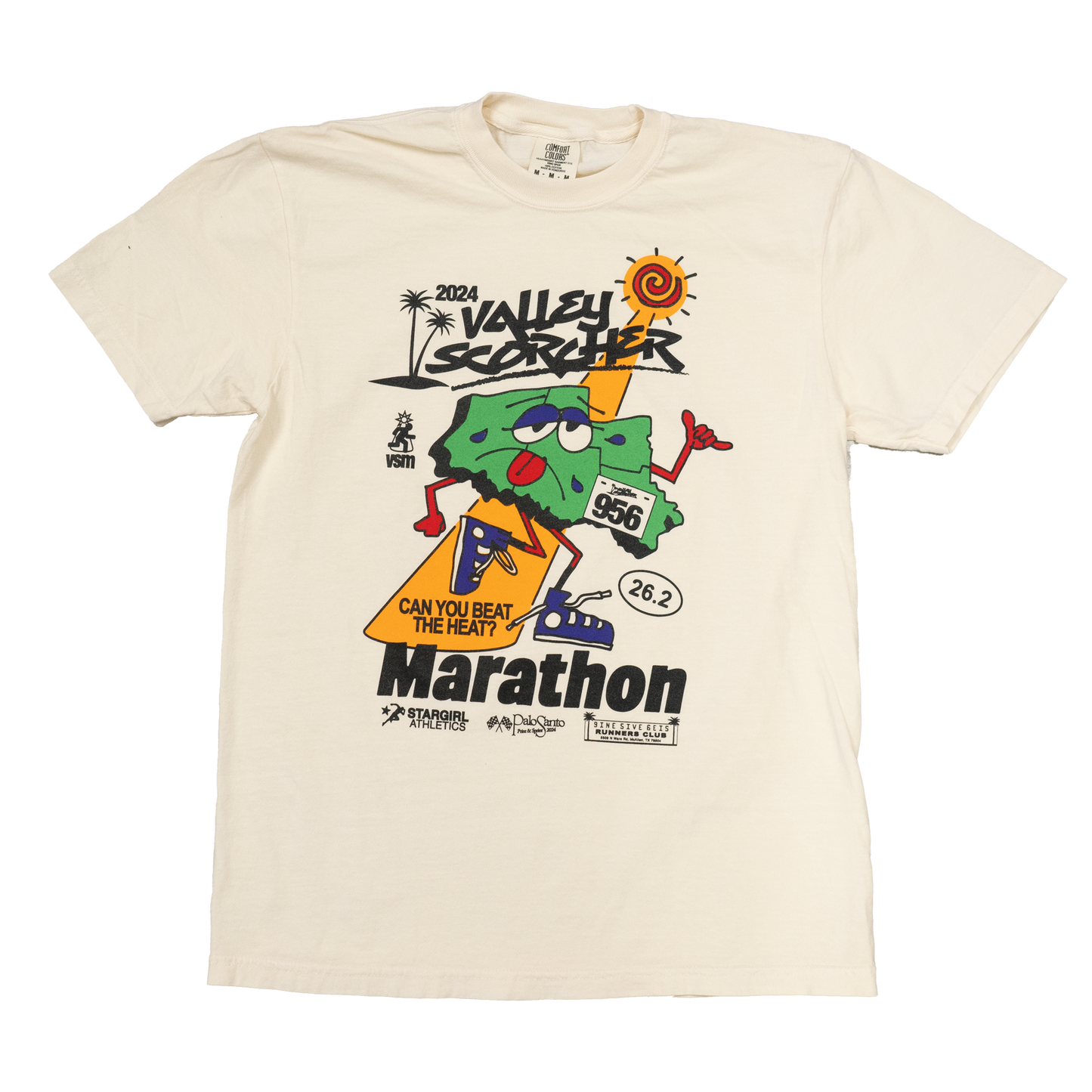 Valley Scorcher Marathon Tee by Madison Bickerton