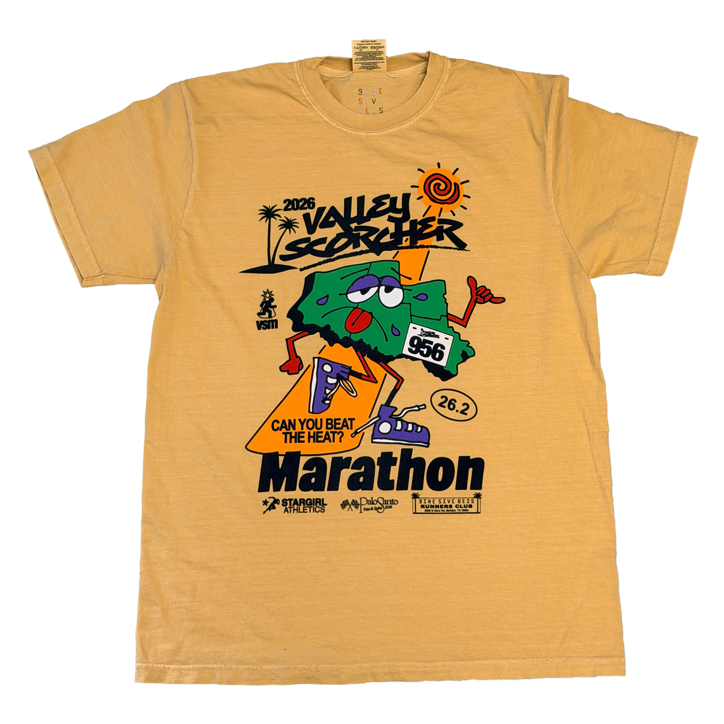 Valley Scorcher Marathon Tee by Madison Bickerton